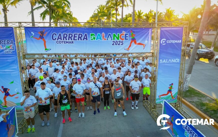 Se realiza Carrera Balance Cotemar en Ciudad del Carmen