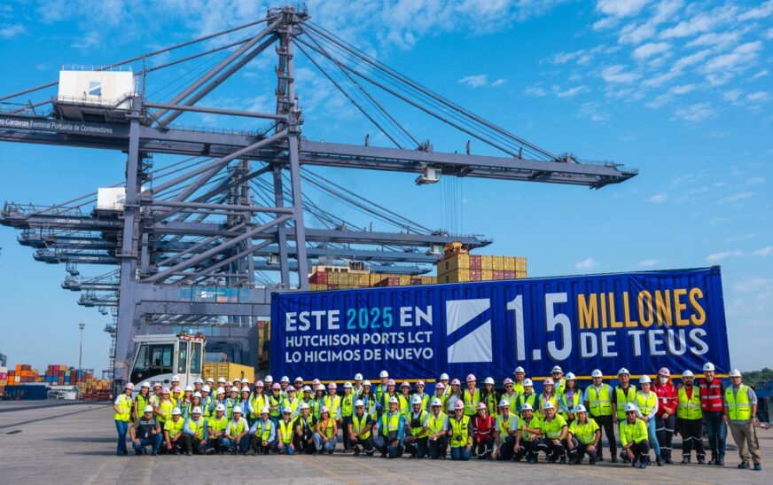 Hutchison Ports LCT alcanza por segundo año consecutivo 1.5 millones de TEUs en Lázaro Cárdenas