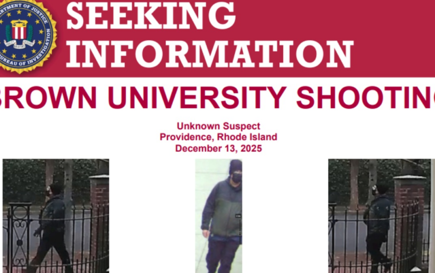 FBI ofrece hasta 50 mil dólares por información del autor del tiroteo del sábado en la Universidad Brown