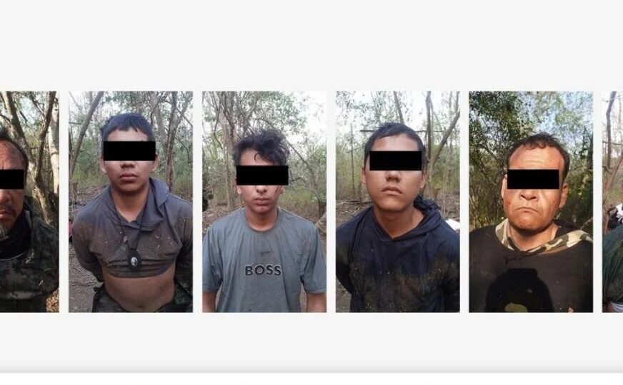 Caen seis sujetos y aseguran campamento en Colima; investigan presunta relación con la explosión de coche bomba en Coahuayana