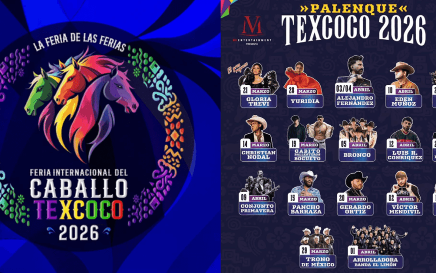 Música, tradición y estrellas: así será la Feria del Caballo Texcoco 2026