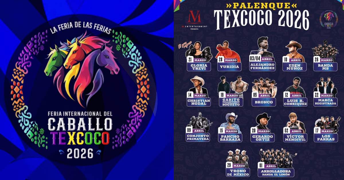 Música, tradición y estrellas: así será la Feria del Caballo Texcoco 2026