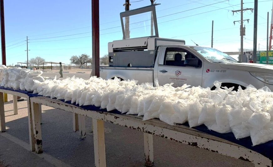 Aseguran 212 kilogramos de metanfetamina en San Luis Río Colorado: García Harfuch