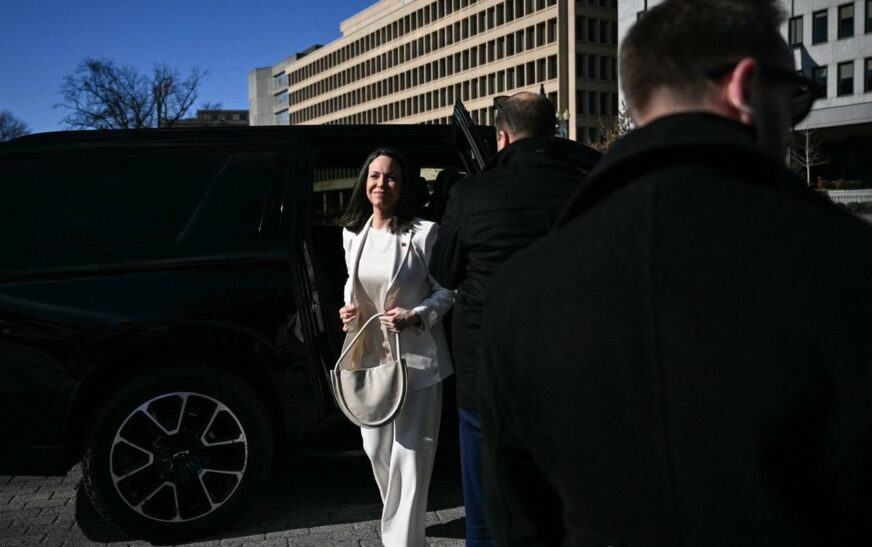 Trump recibe en privado a María Corina Machado en la Casa Blanca