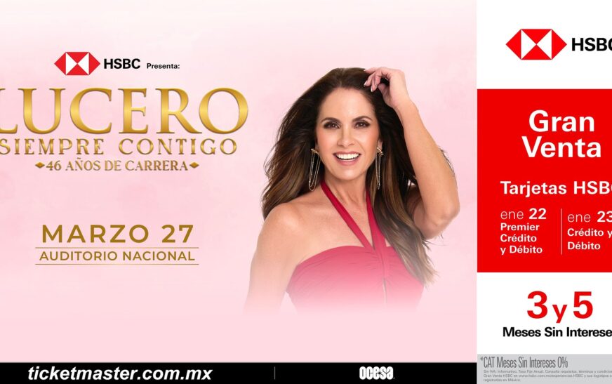 Lucero celebrará 46 años de carrera con concierto en Ciudad de México
