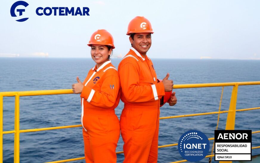 Cotemar consolida su liderazgo en Responsabilidad Social: recibe recertificación IQNet SR10