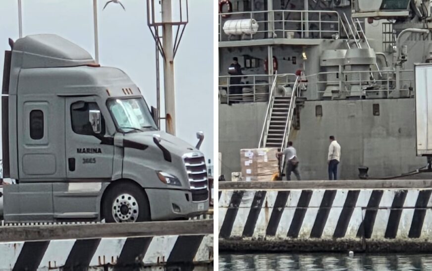 Embarcan en Veracruz ayuda humanitaria para enviar a Cuba